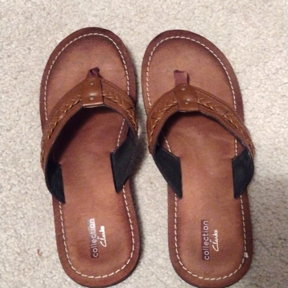 Clark's brown sandals